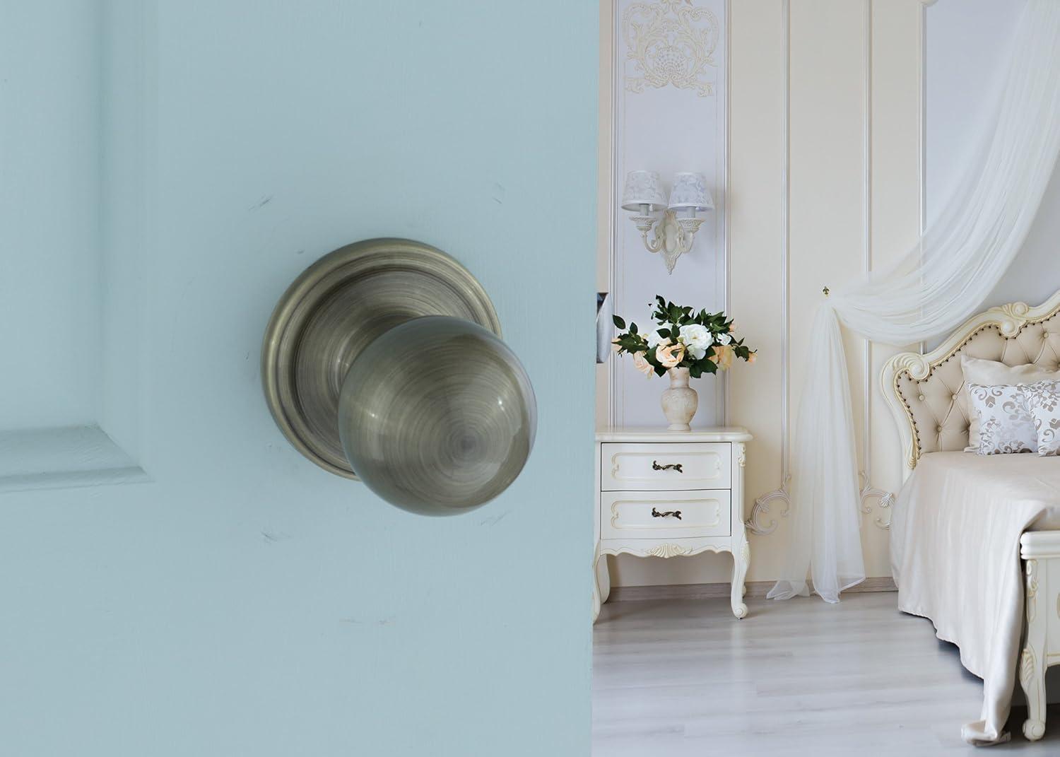 Ball Passage Door Knob with Round Rosette