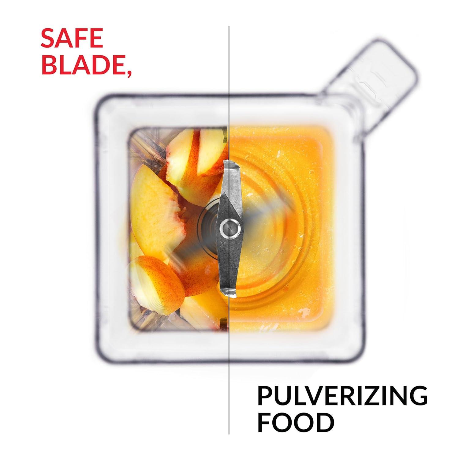 Blendtec Licuadora Original Designer Series y Frasco WildSide+ de 90 oz - Paquete de Licuadora de Cocina - Rojo