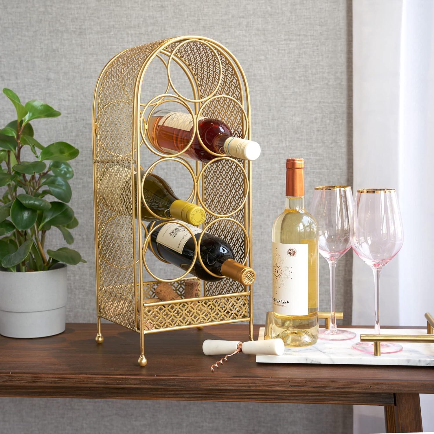 Trellis 7-Bottle Wine Rack