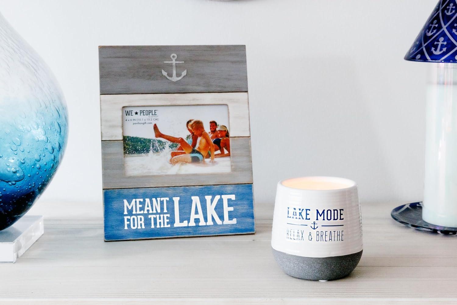Pavilion - Lake Mode - 11 oz Wax Reveal Secret Surprise Message Single-Wick Jasmine Scented Candle Lake Boat Lover Friend Gift Cottage Water Front Housewarming Present