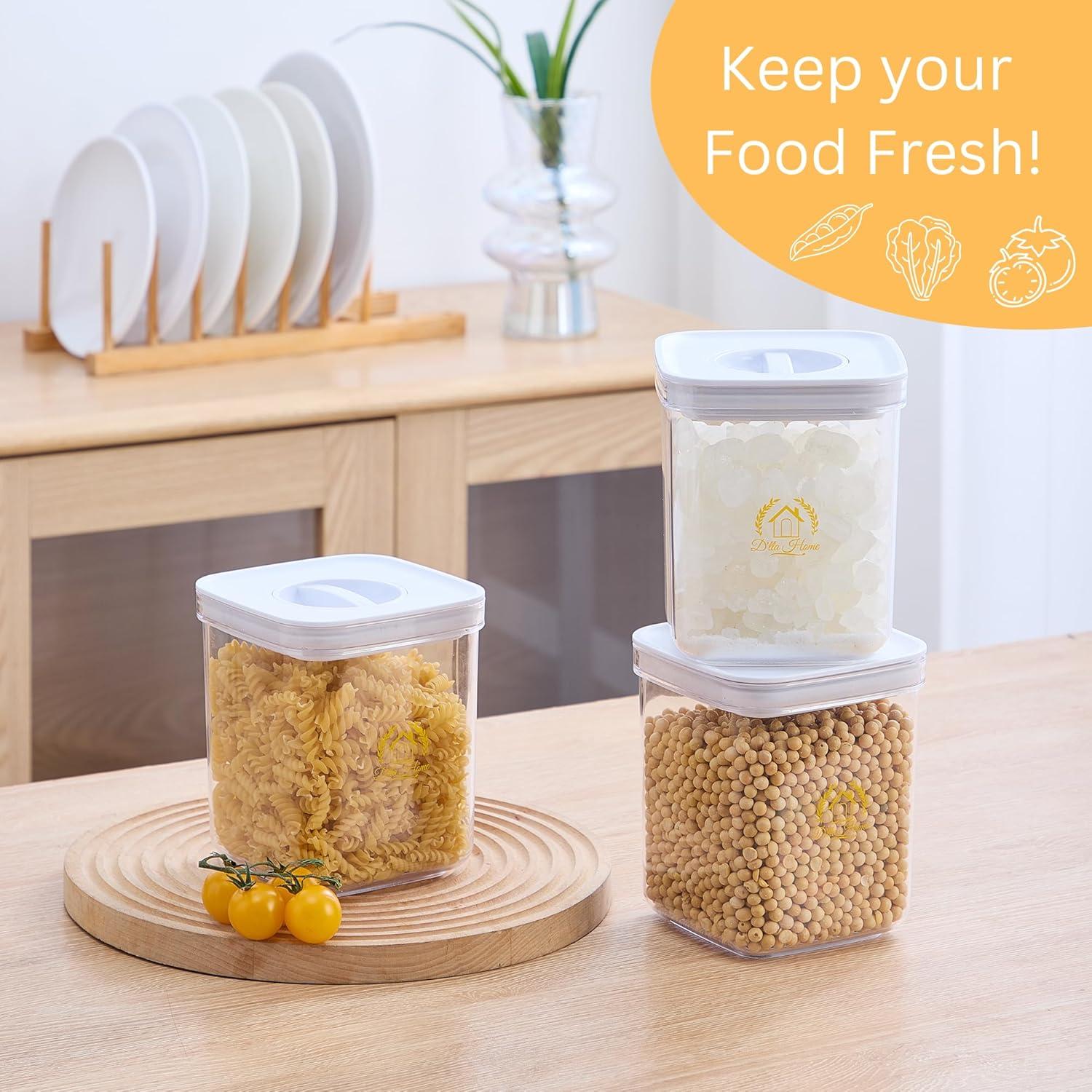 Airtight Food Storage Containers 3 set Sealed Food Storage Containers With Lids Kitchen Dry Goods Leak Proof Storage Containers Air Tight Pantry Storage Containers Canisters Sets