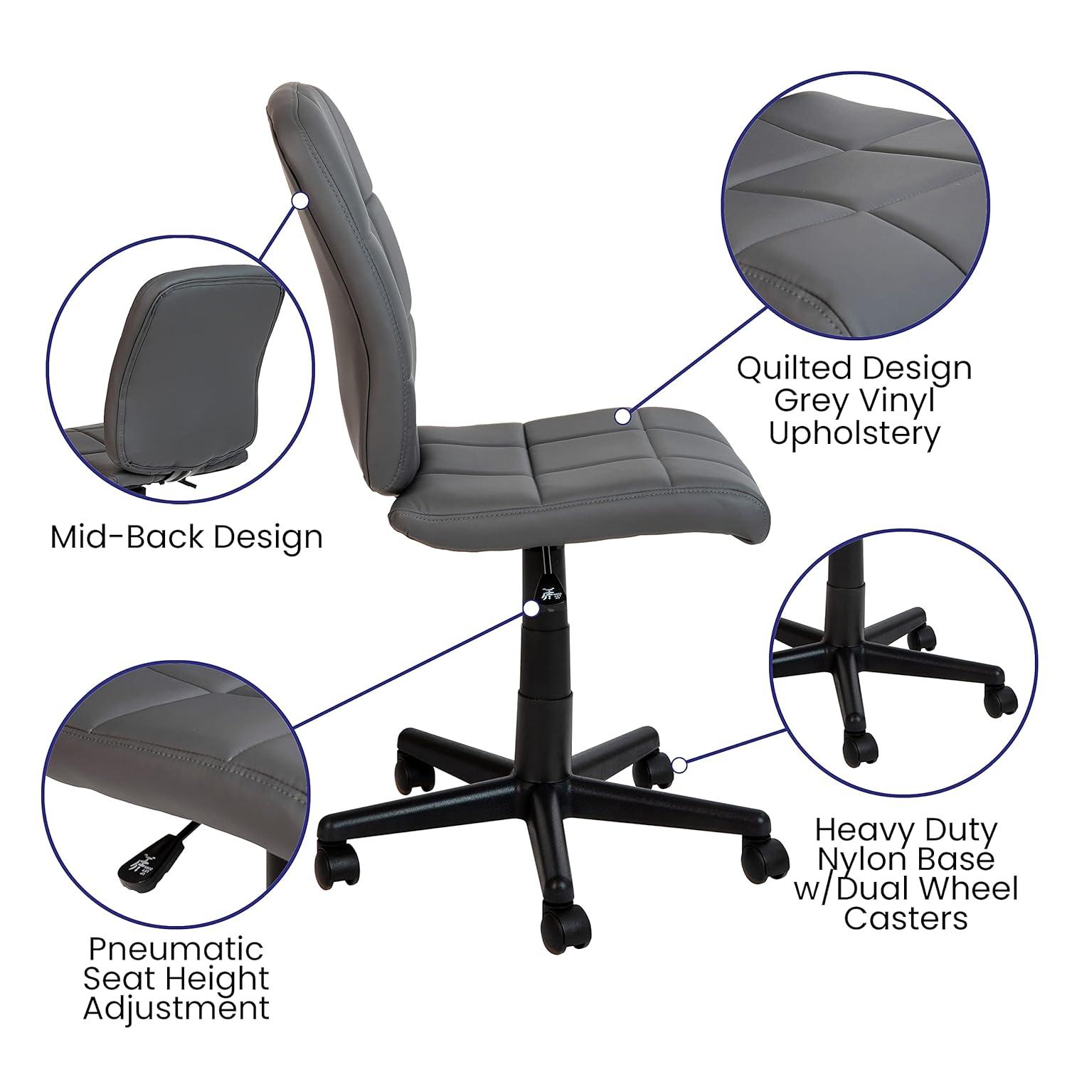 Bonavant Mid-Back Quilted Task Chair
