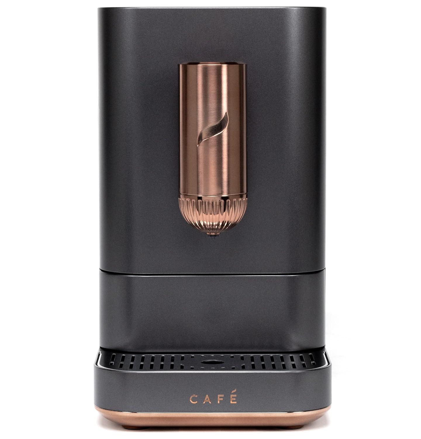 Café Affetto Automatic Espresso Machine | Brew in 90 Seconds | 20 Bar Pump Pressure for Balanced Extraction | Five Adjustable Grind Size Levels | WiFi Connected for Drink Customization | Matte Black