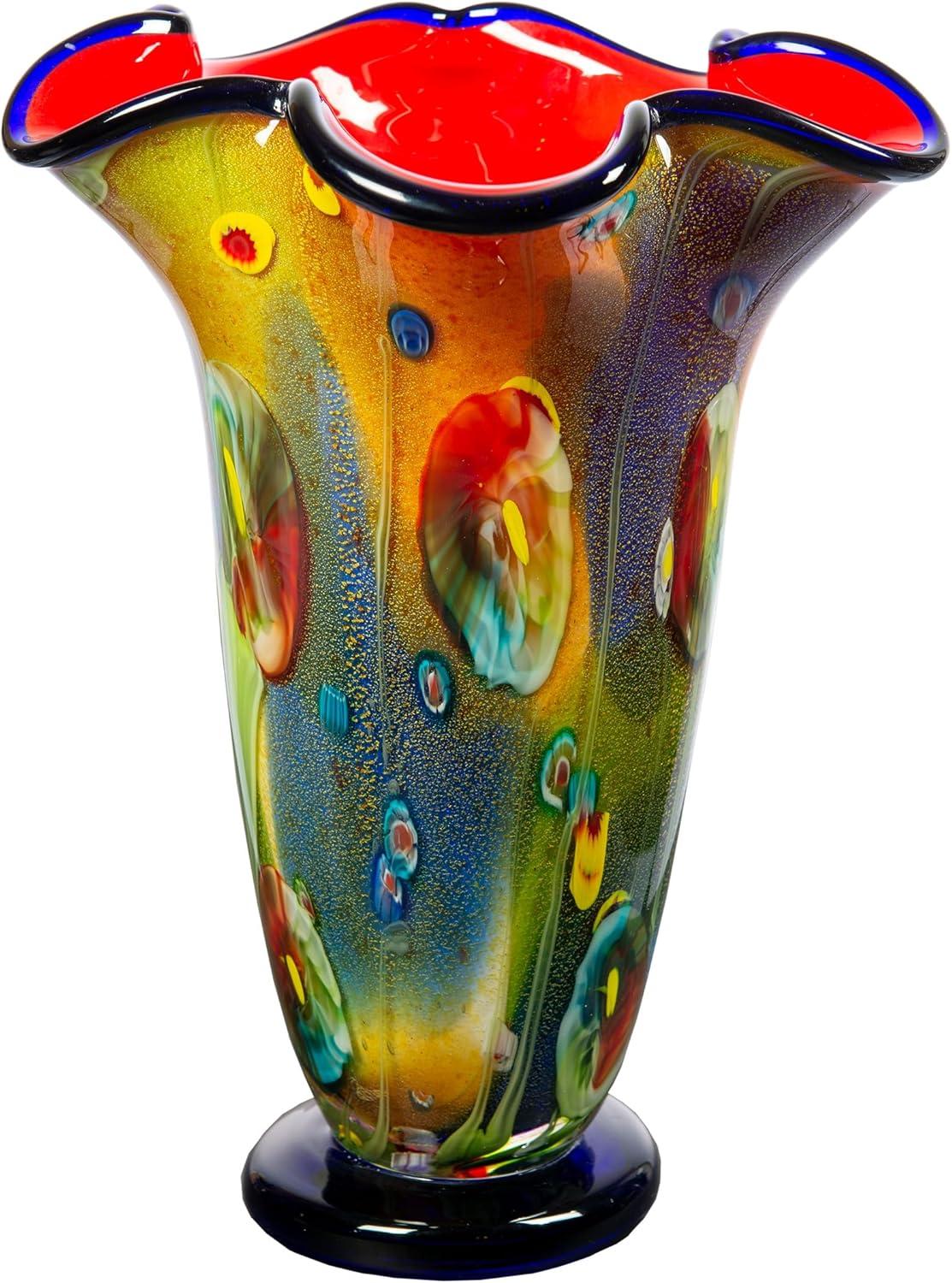 Dale Tiffany Coast Sand Favrile Vase