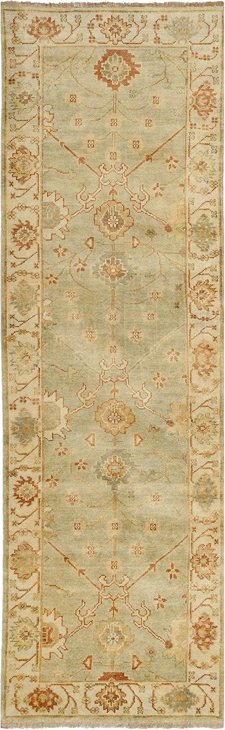 Oushak Hand Knotted Wool Oriental Rug
