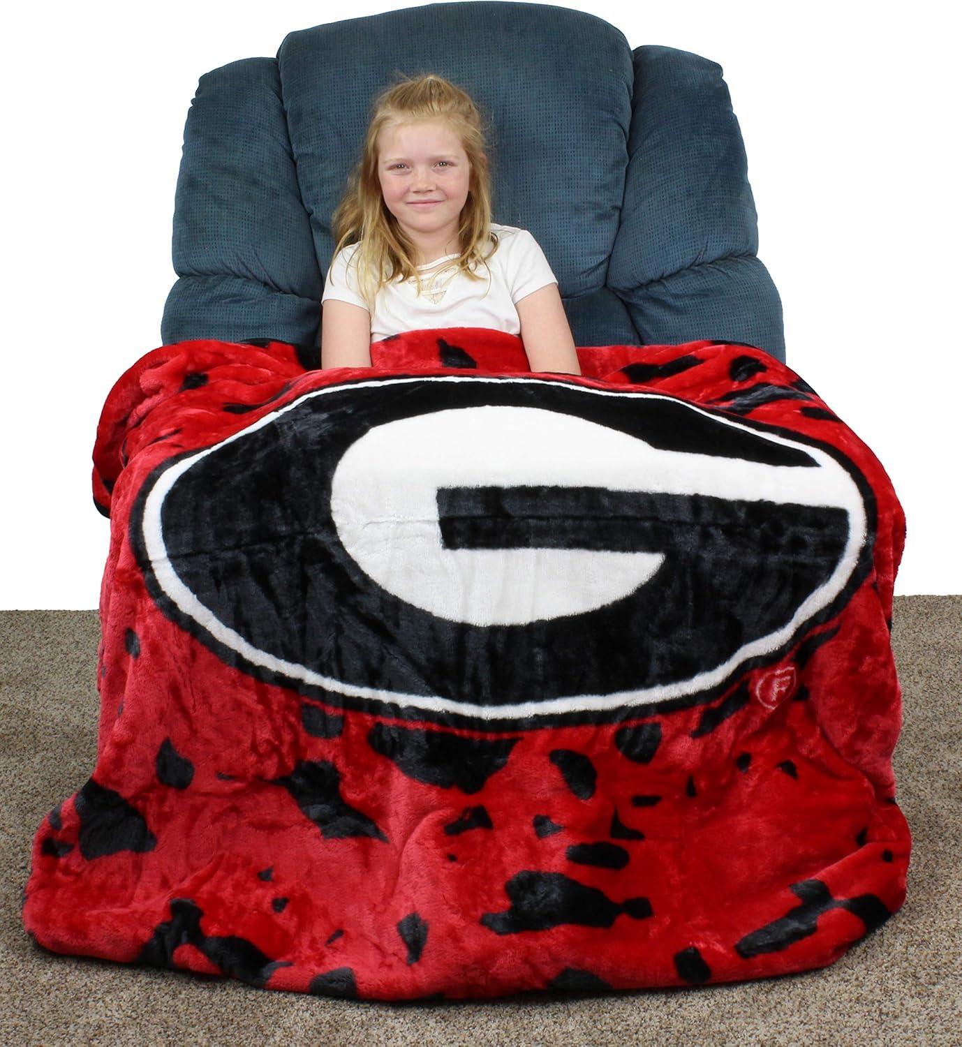 NCAA Knitted Throw Blanket