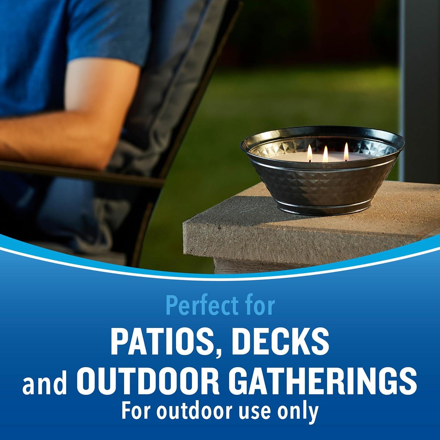 Cutter 7301690 20 oz Citro Guard Citronella Candle for Mosquitoes & Other Flying Insects