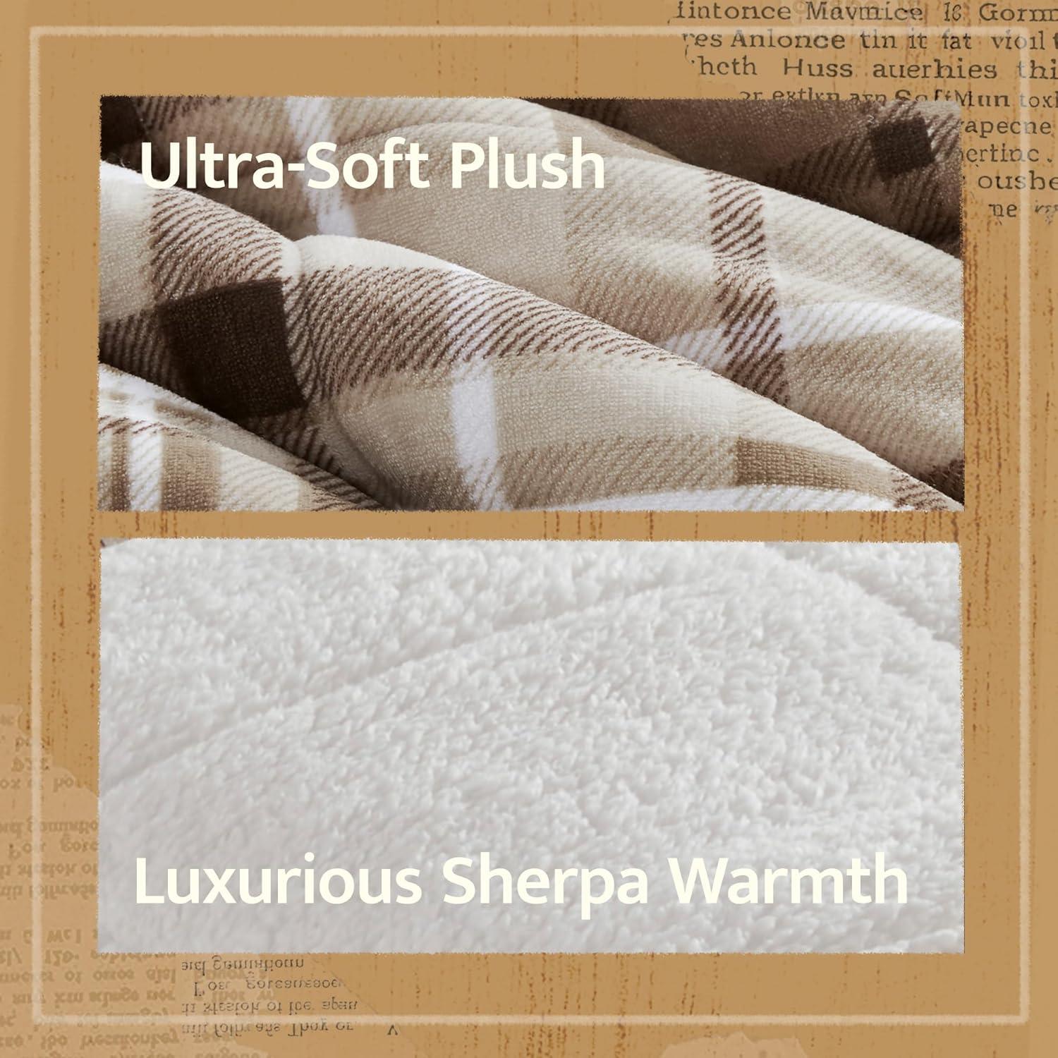 Woolrich Alton Plush to Sherpa Down Alternative Comforter Set
