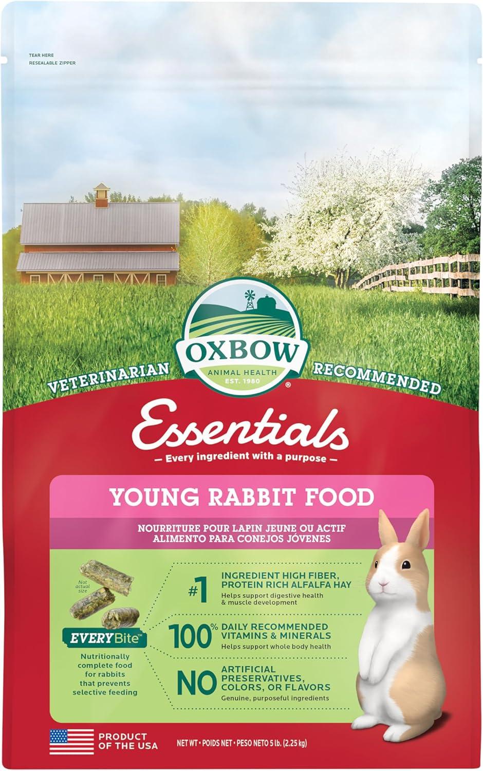 Oxbow Essentials Young Rabbit Food, 5 lbs.