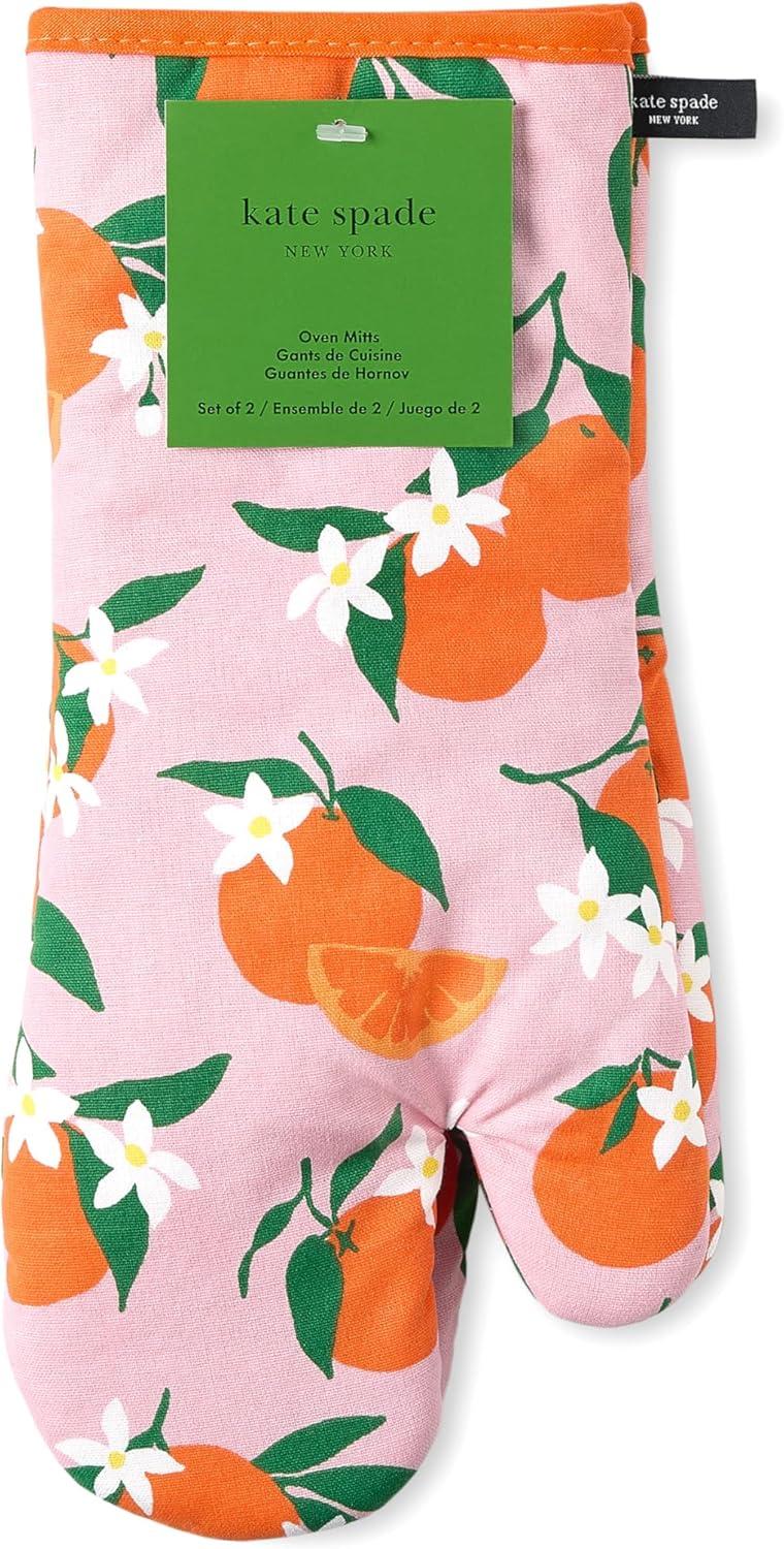 Kate Spade New York Floral Oven Mitt Set (Set of 2)