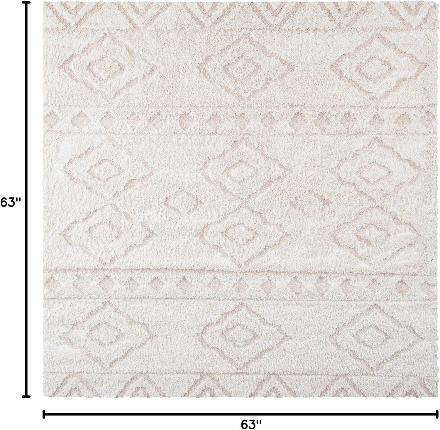 Sparta Shag Geometric Indoor/Outdoor Rug
