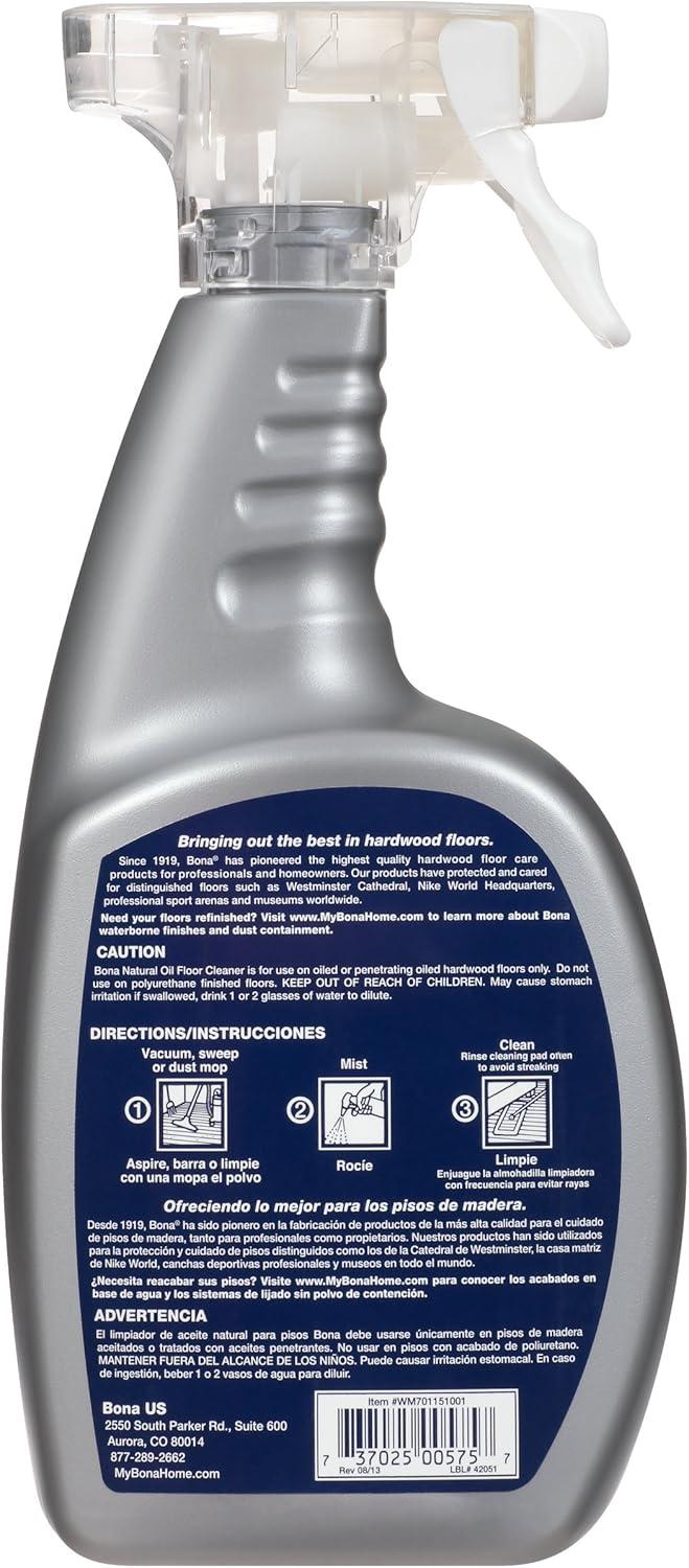 Bona 737025005757 WM701151001 Natural Oil Floor Cleaner