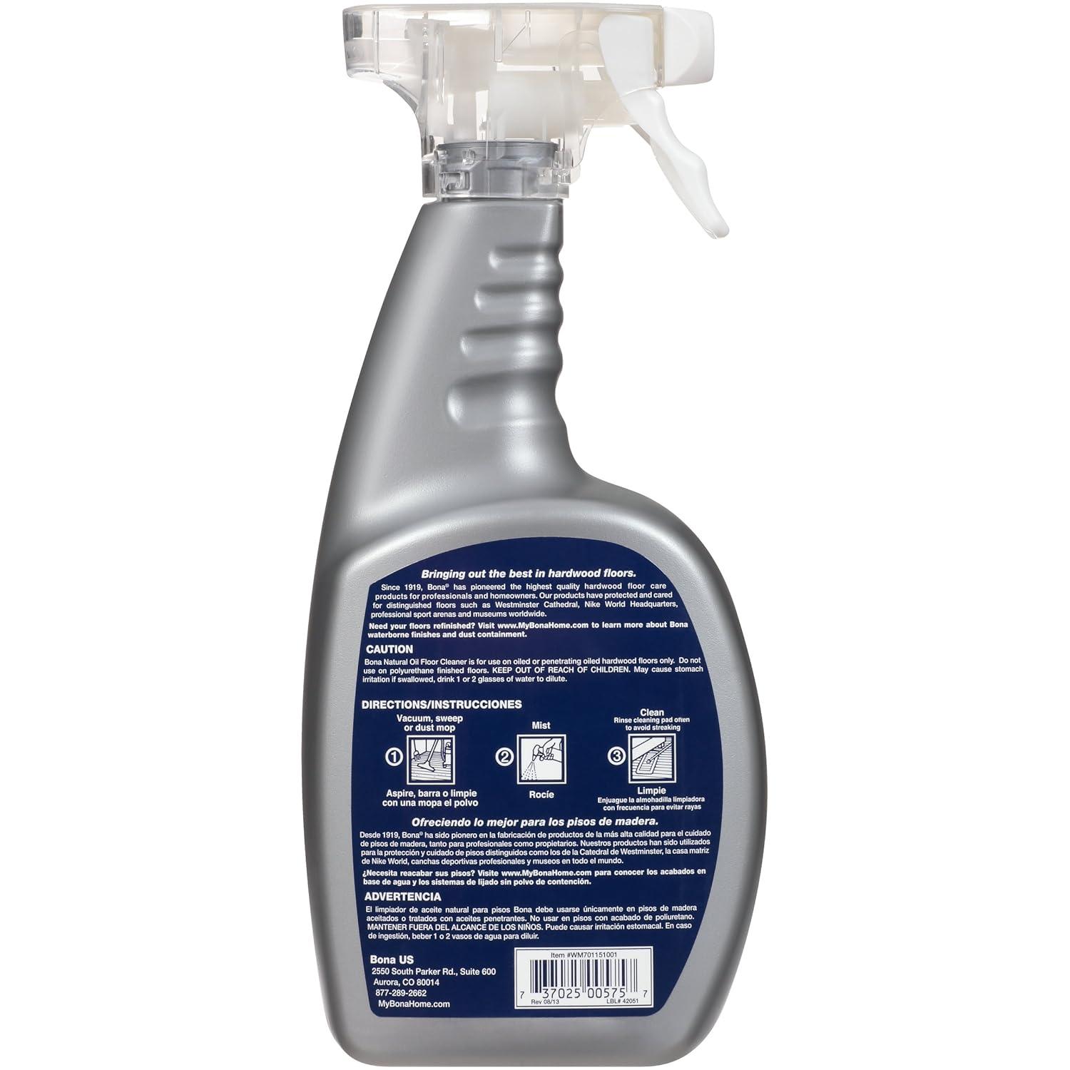 Bona 737025005757 WM701151001 Natural Oil Floor Cleaner