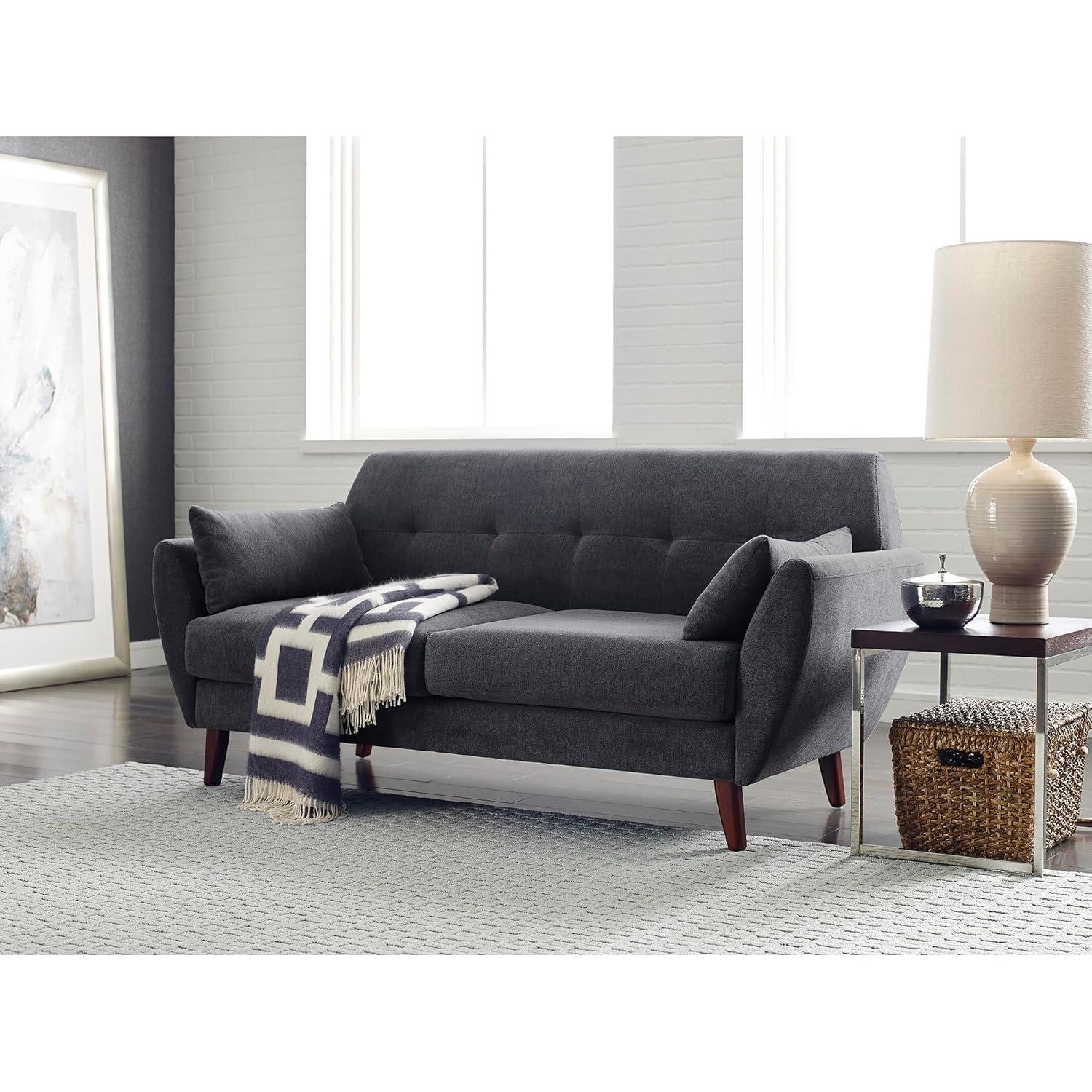 Serta Artesia Midcentury Modern Sofa with Tapered Legs