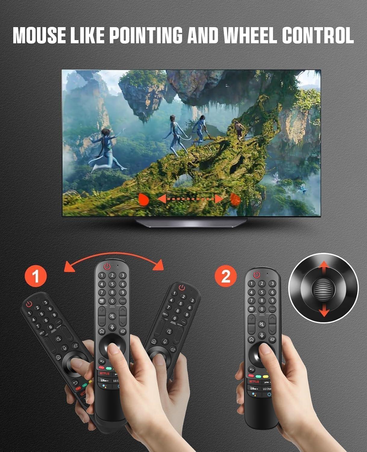 Voice Remote Control for LG Smart TV, Siawclub Magic-Replacement Remote with Pointer and Voice Function, for LG UHD OLED QNED NanoCell 4K 8K Smart TV