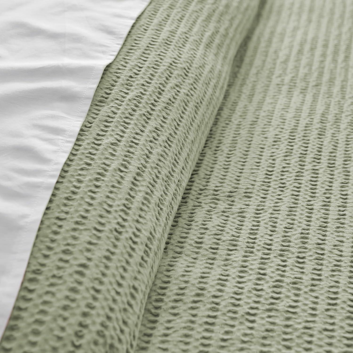 Cloud Waffle Desert Sage King Comforter Set - Levtex Home