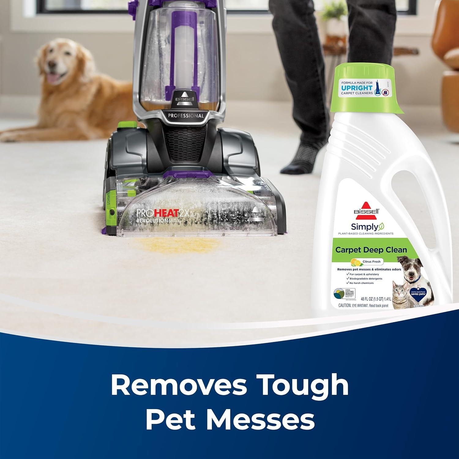 BISSELL BISSELL Simply Carpet Deep Clean Pet For Upright Carpet Cleaners 48 oz
