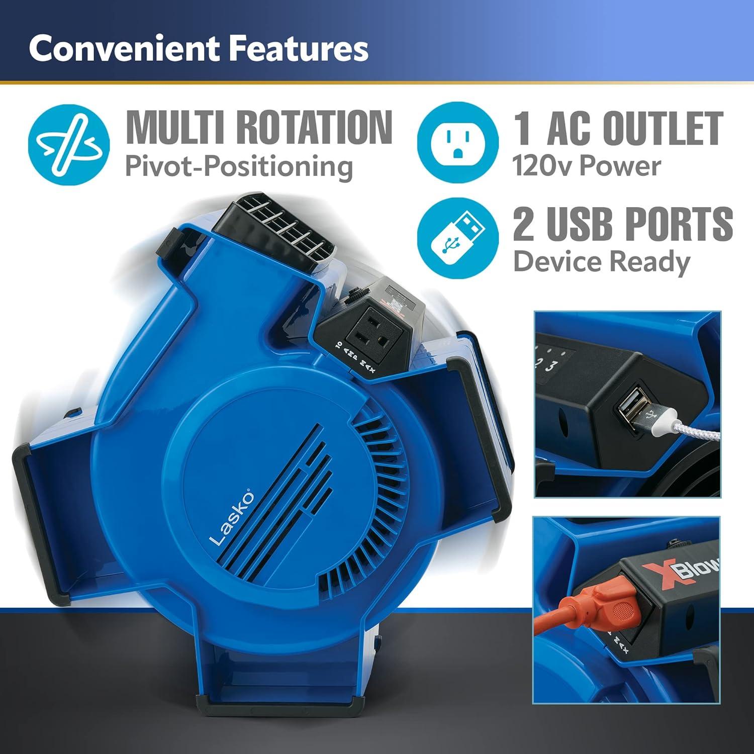 Lasko Multi-Position Utility Blower Fan