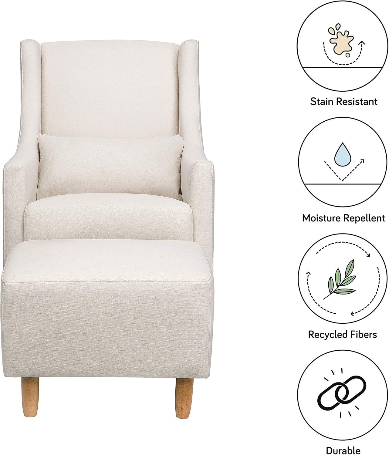 Toco Swivel Glider with Ottoman Set