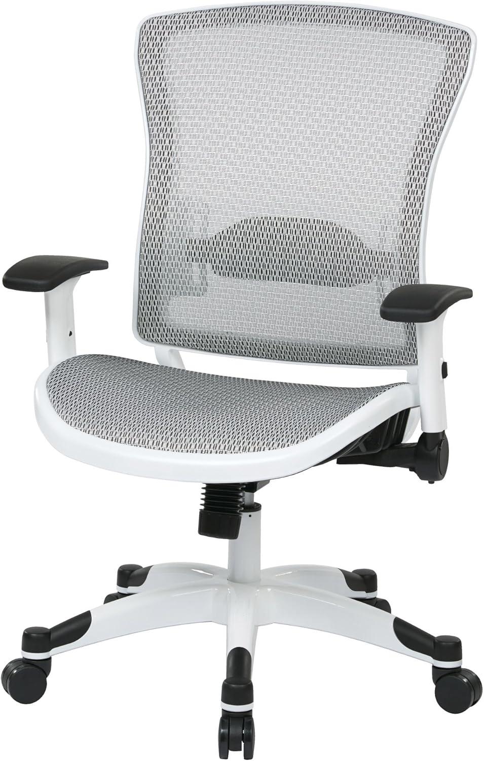 SPACE Seating White Frame Managers Chair