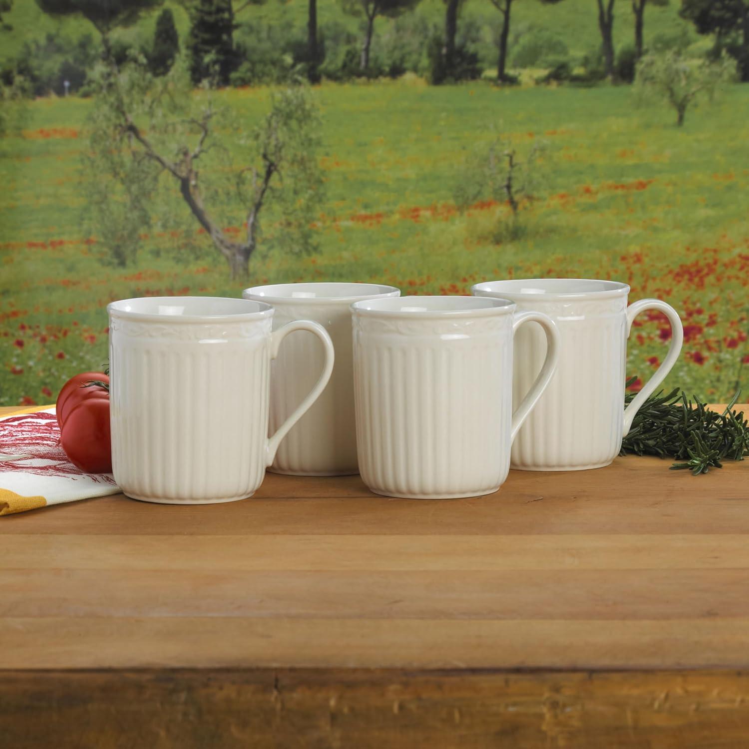 Mikasa Italian Countryside 11.5 oz. Coffee Mugs (Set of 4)