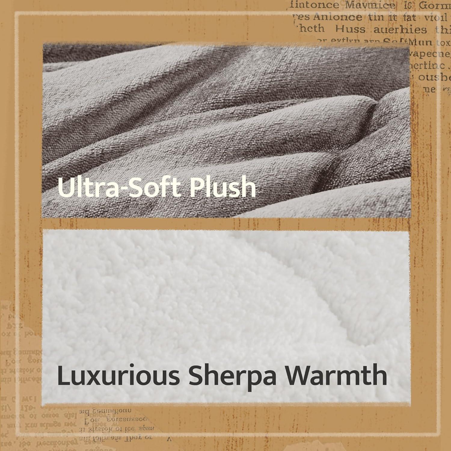 Woolrich Woolrich Alton Plush to Sherpa Down Alternative Comforter Set