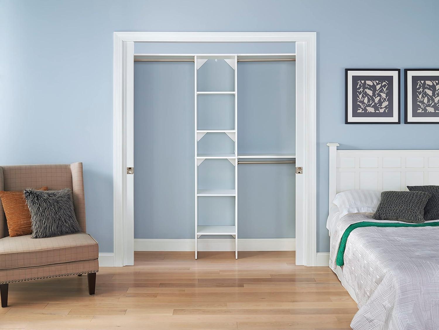 Closetmaid Ss16-Cos Suitesymphony 6 To 9 Foot Wide Closet Organization Shelving System Kit