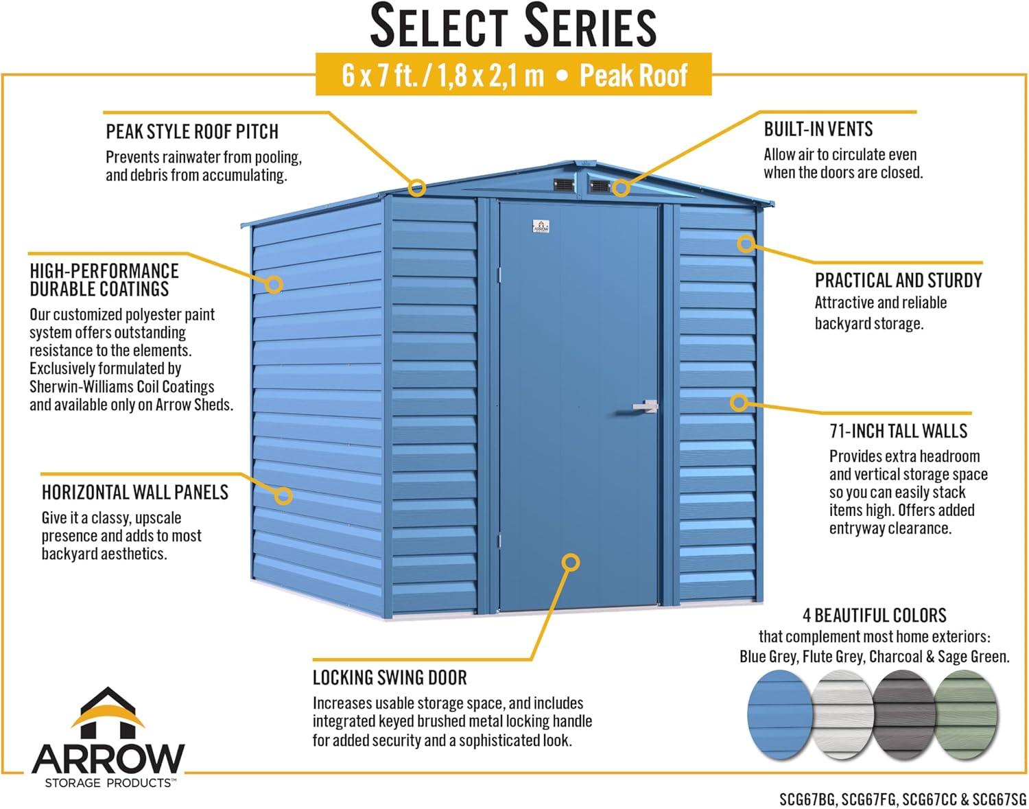 Arrow Metal Storage Shed