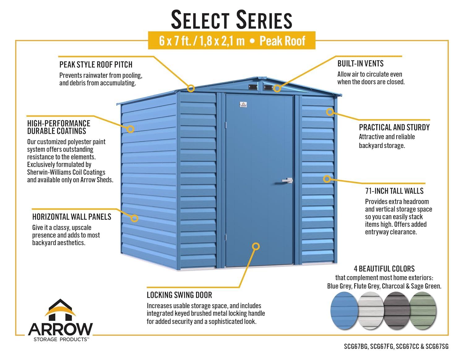 Arrow Metal Storage Shed