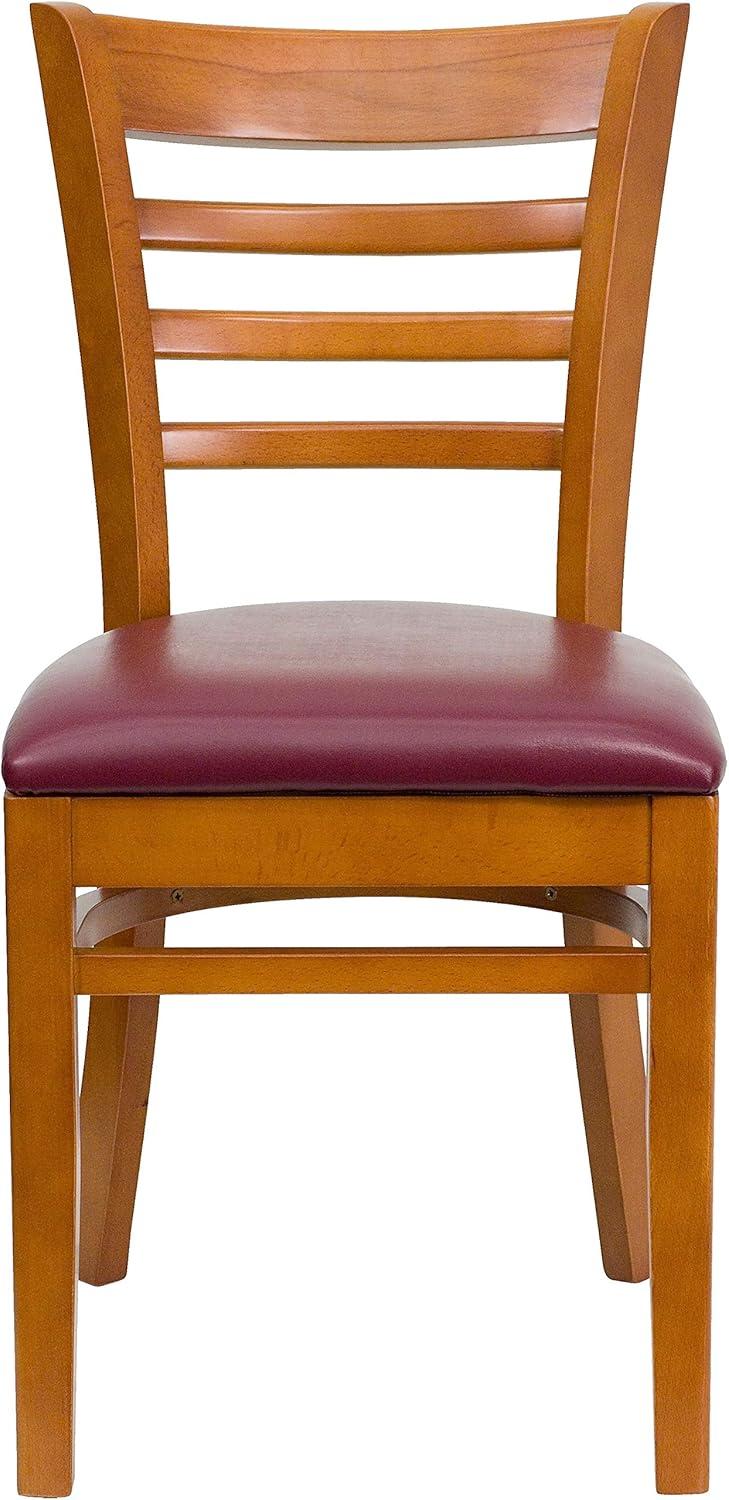 Red Barrel Studio® Ladder Back Wooden Restaurant Chair