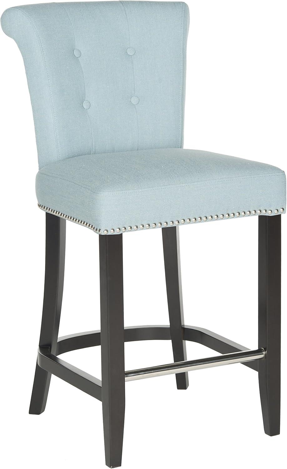 Addo Ring Counter Stool - HUD8241 - Sky Blue - Safavieh