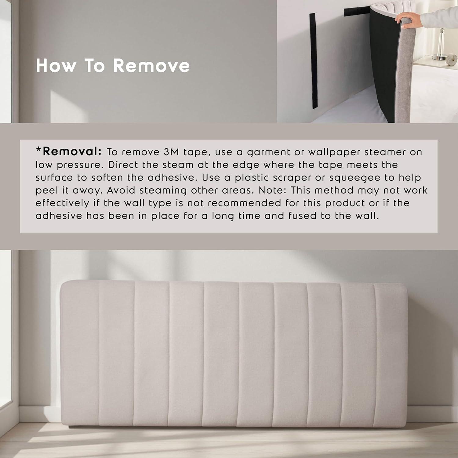 Chastelyne Upholstered Easy Assemble Wall Mounted Headboard