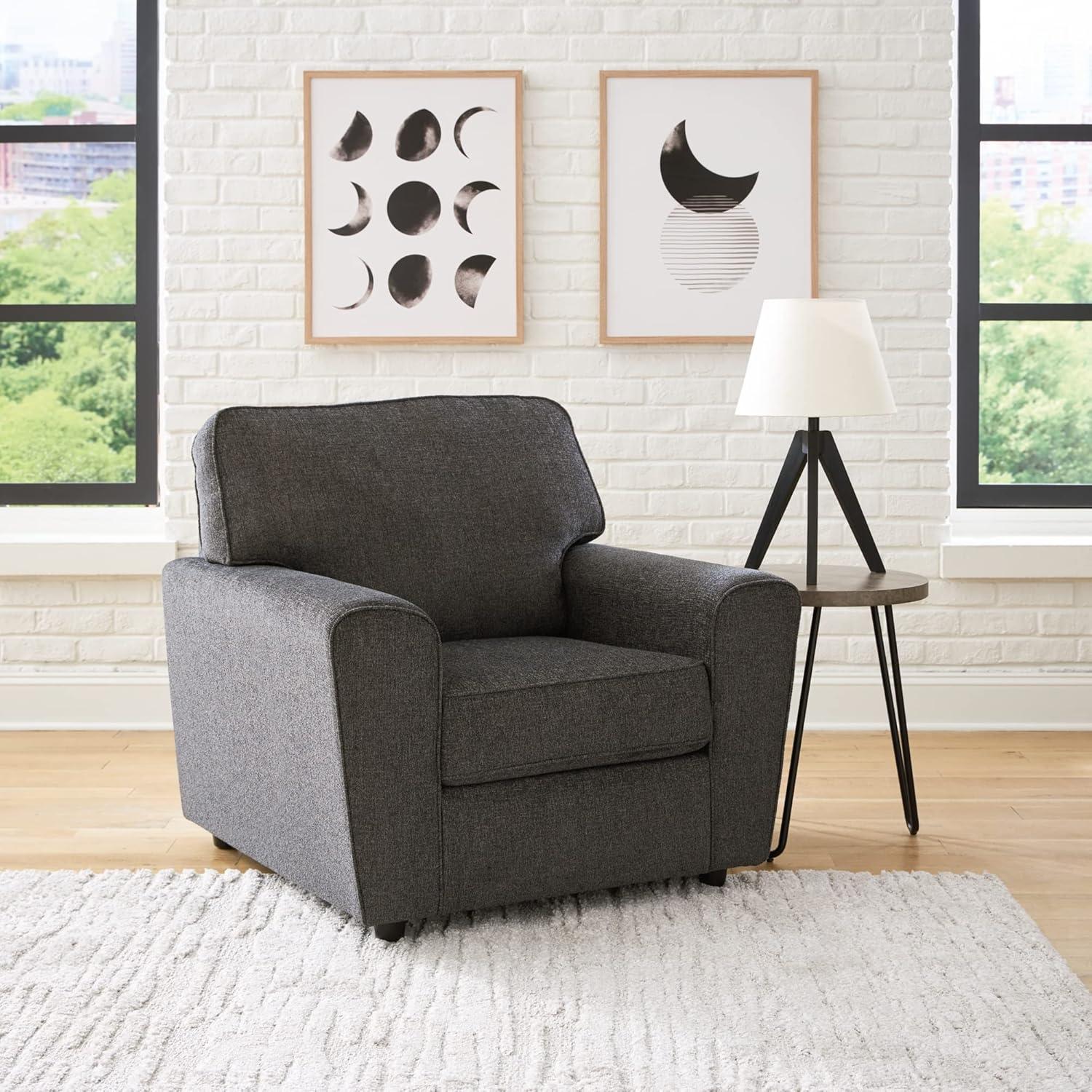 39" W Polyester Armchair