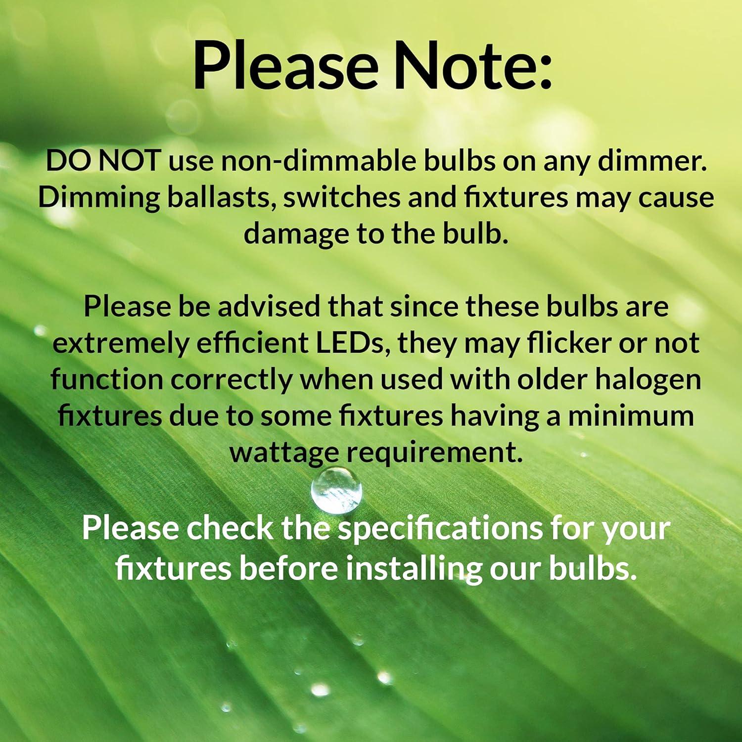 Newhouse Lighting 3W (18W Equivalent) T5 LED Bulb Halogen Replacement Lights, 280 Lumens, 12V, 3000K - 4 Pack