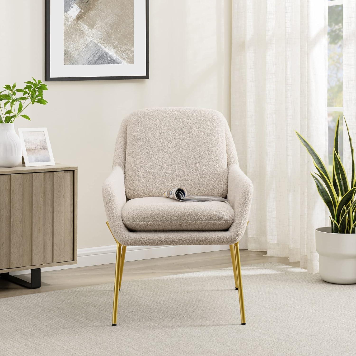 Everly Quinn Contemporary Upholstered Accent Chair
