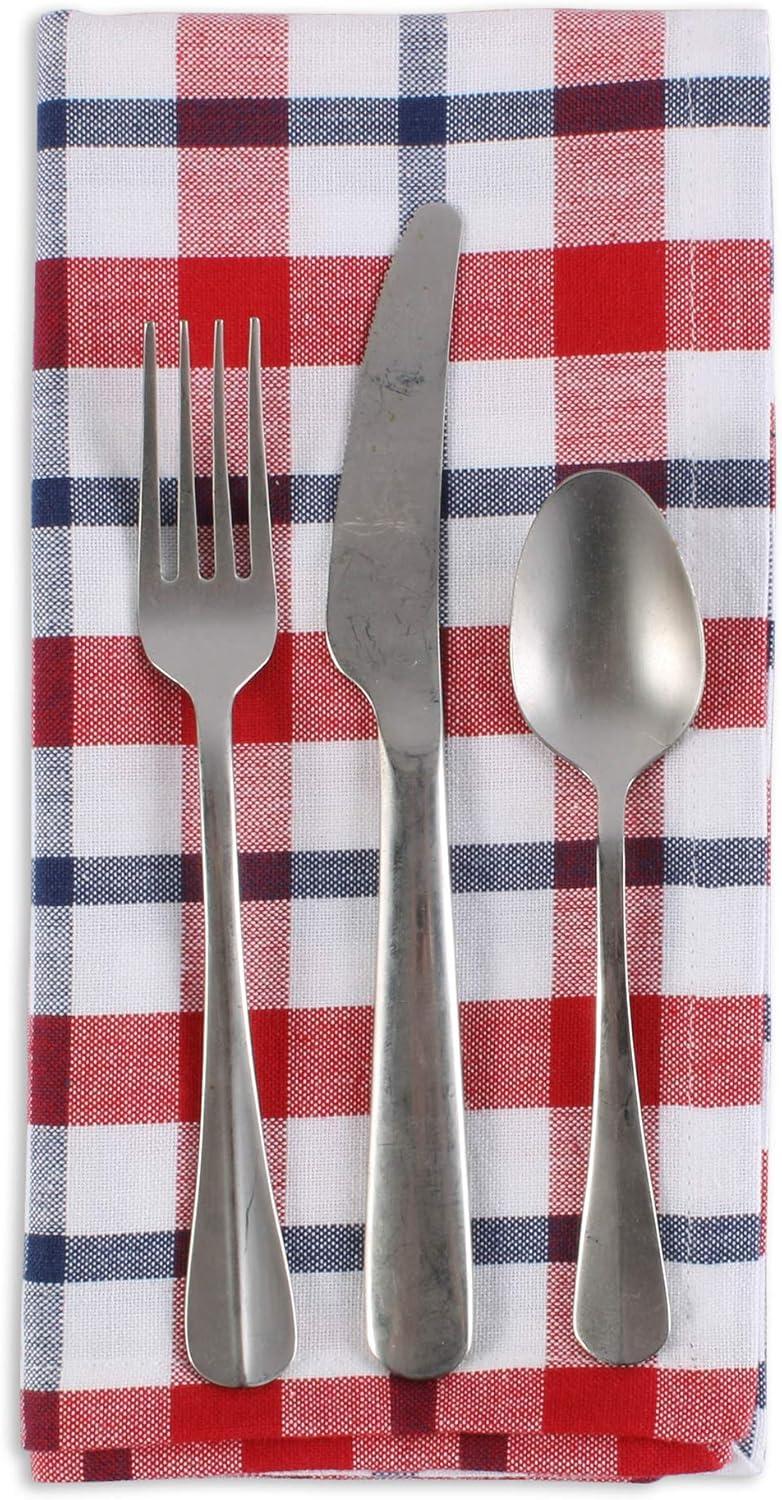 DII 6 Piezas de Algodón Moderno Americano a Cuadros Textiles de Cocina en Multicolor