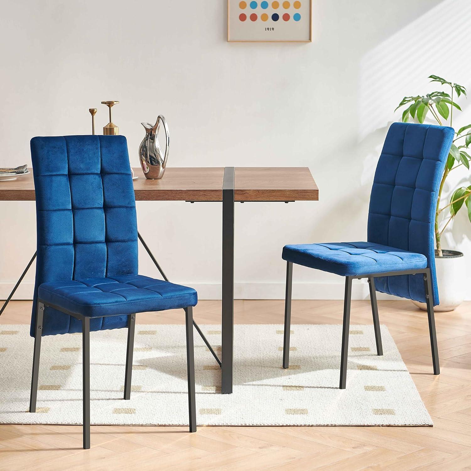 Brooklyn Velvet High Back Side Chair