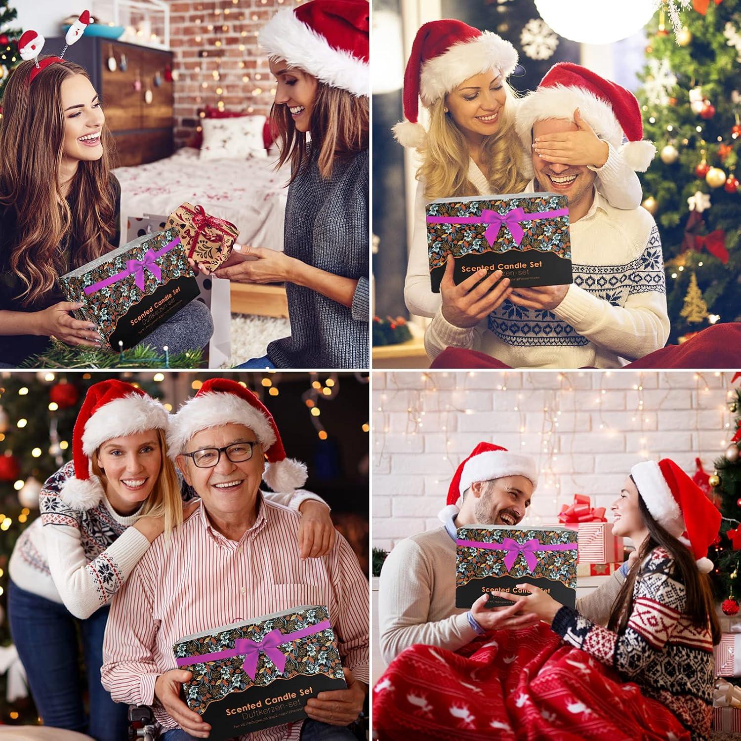 Scented Candles Gift Set, 12 Pack Aromatherapy Candles for Women, Candles for Home Scented, 300H Long Burning, Soy Wax Candle Set, Gifts for Mom Women SPA Birthday Anniversary Stocking Stuffers