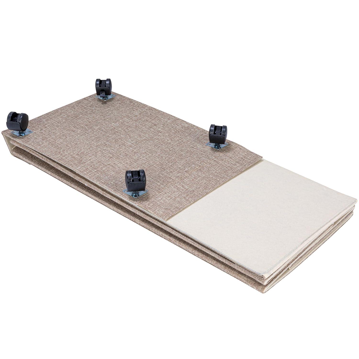 Household Essentials Rolling Laundry Hamper with Handles