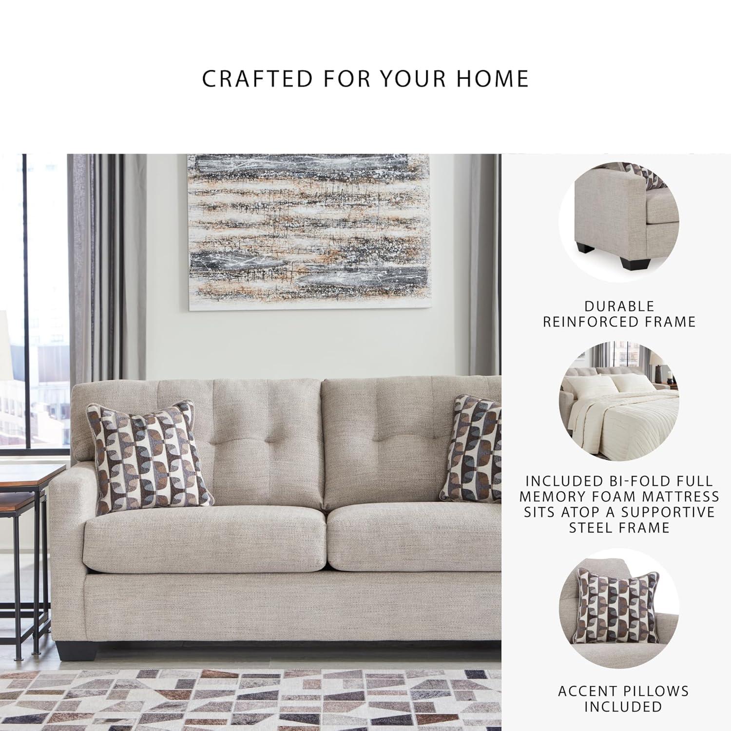 Signature Design by Ashley Mahoney Pebble Full Sofa Sleeper