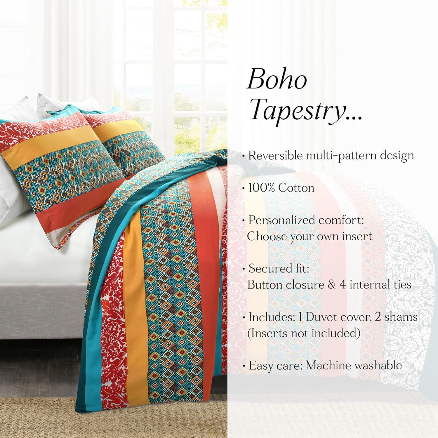 Lush Decor Reversible Duvet Cover Set (Set of 3)