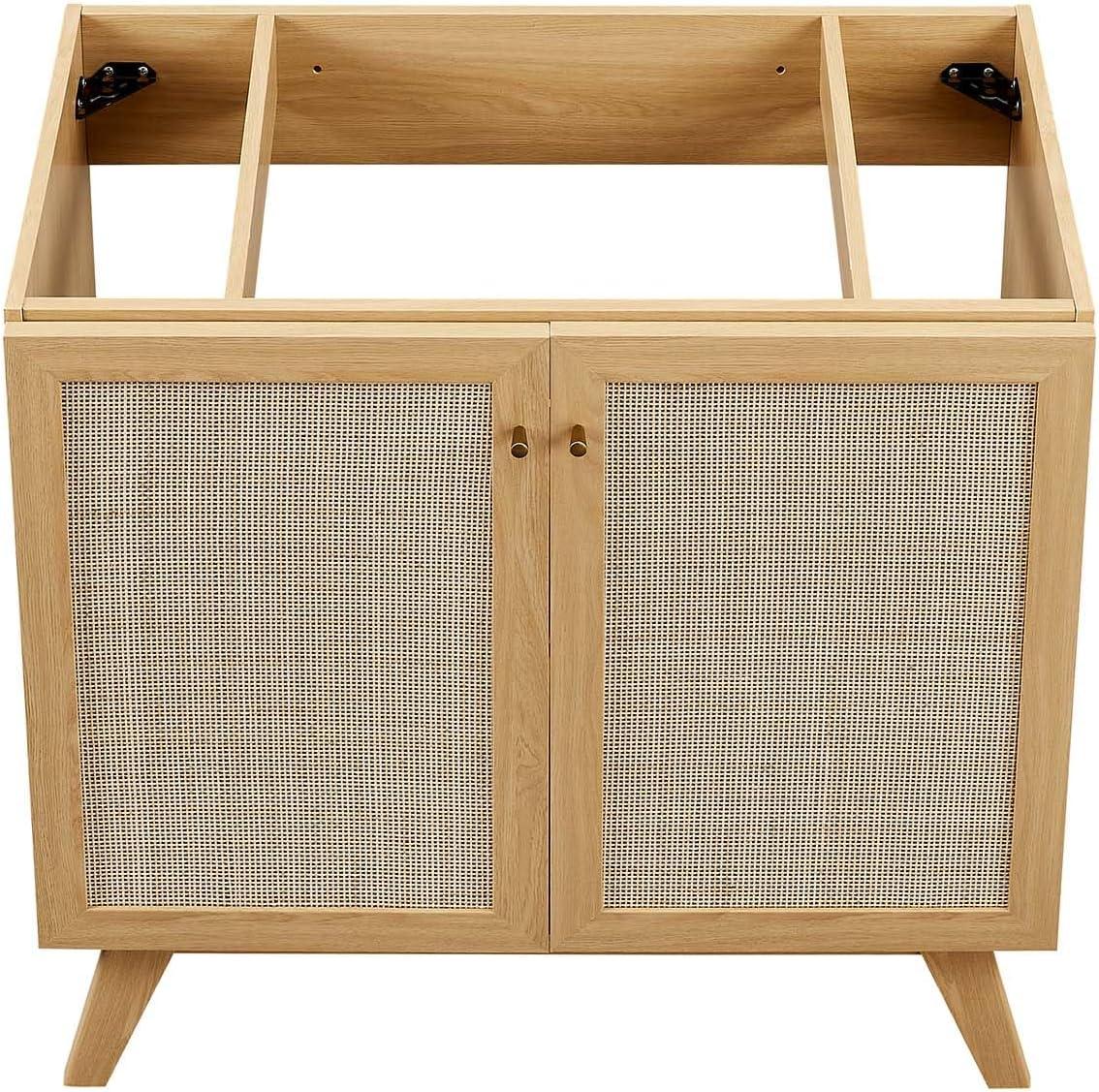Modway Modway Soma 36'' Free Standing Single Bathroom Vanity with Manufactured Wood Top