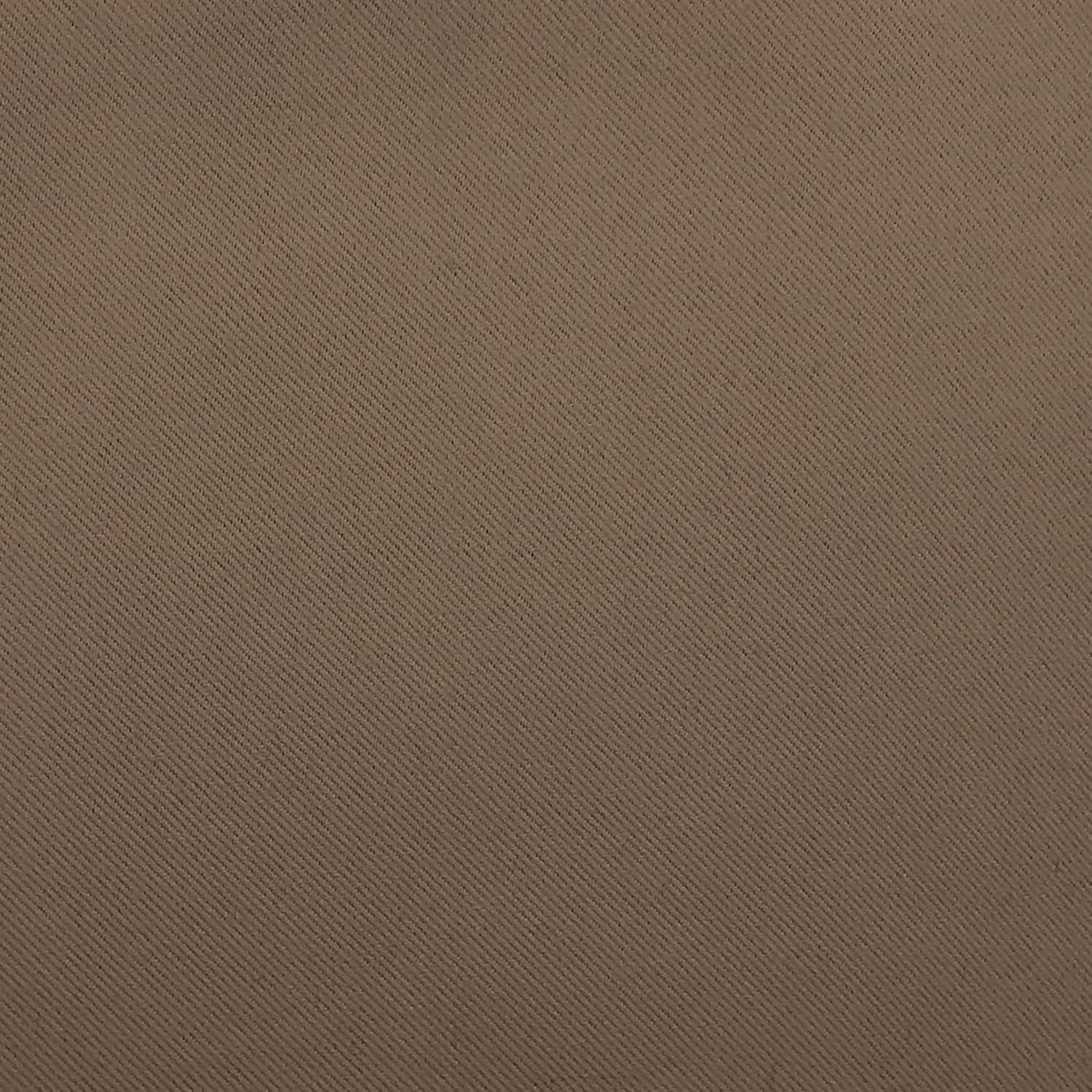 40"x54" Sun Zero Blackout Kenneth Energy Saving Grommet Curtain Panel Barley Brown: Solid Polyester Indoor Curtain