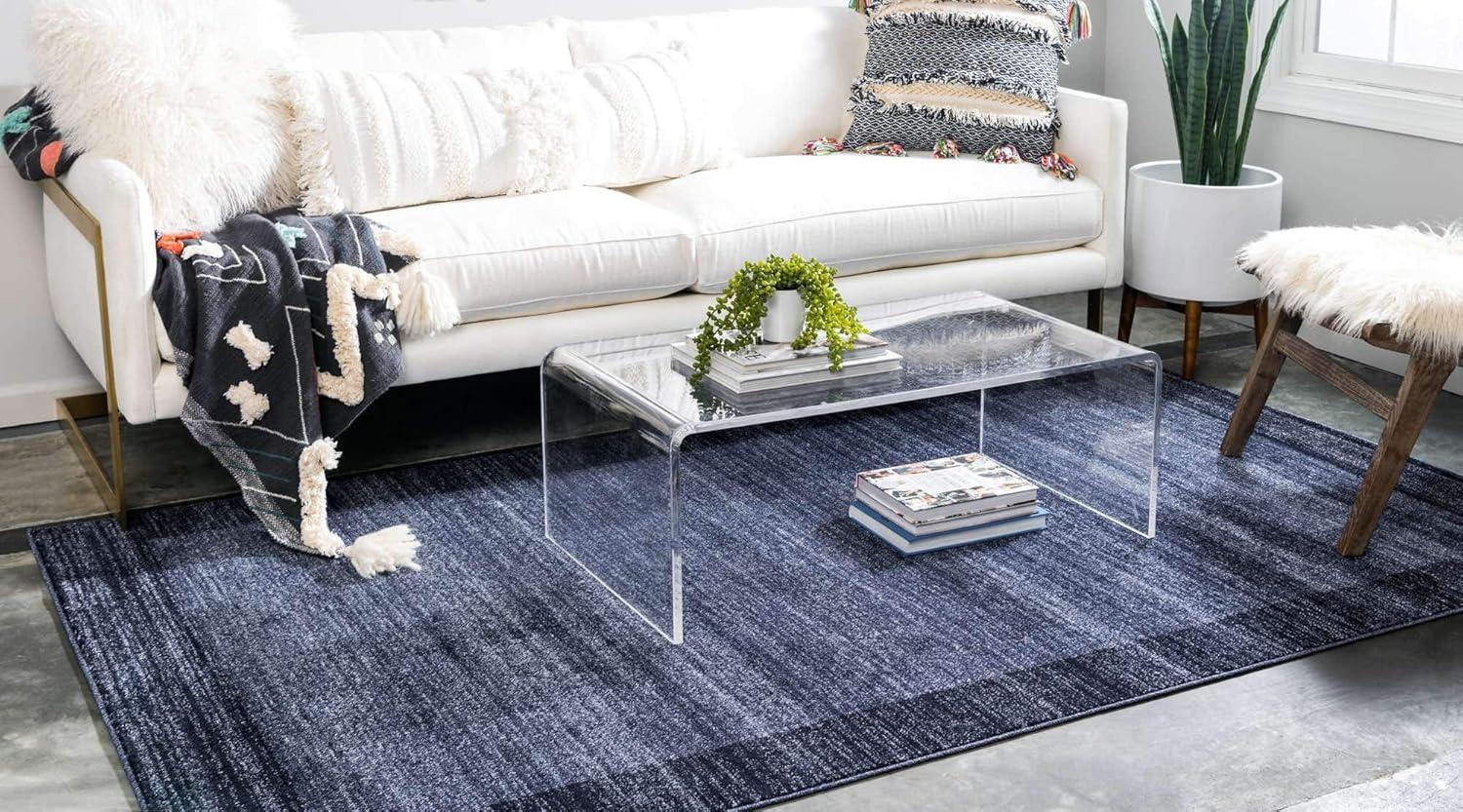 Unique Loom Del Mar Abigail Solid Indoor Woven Area Rug