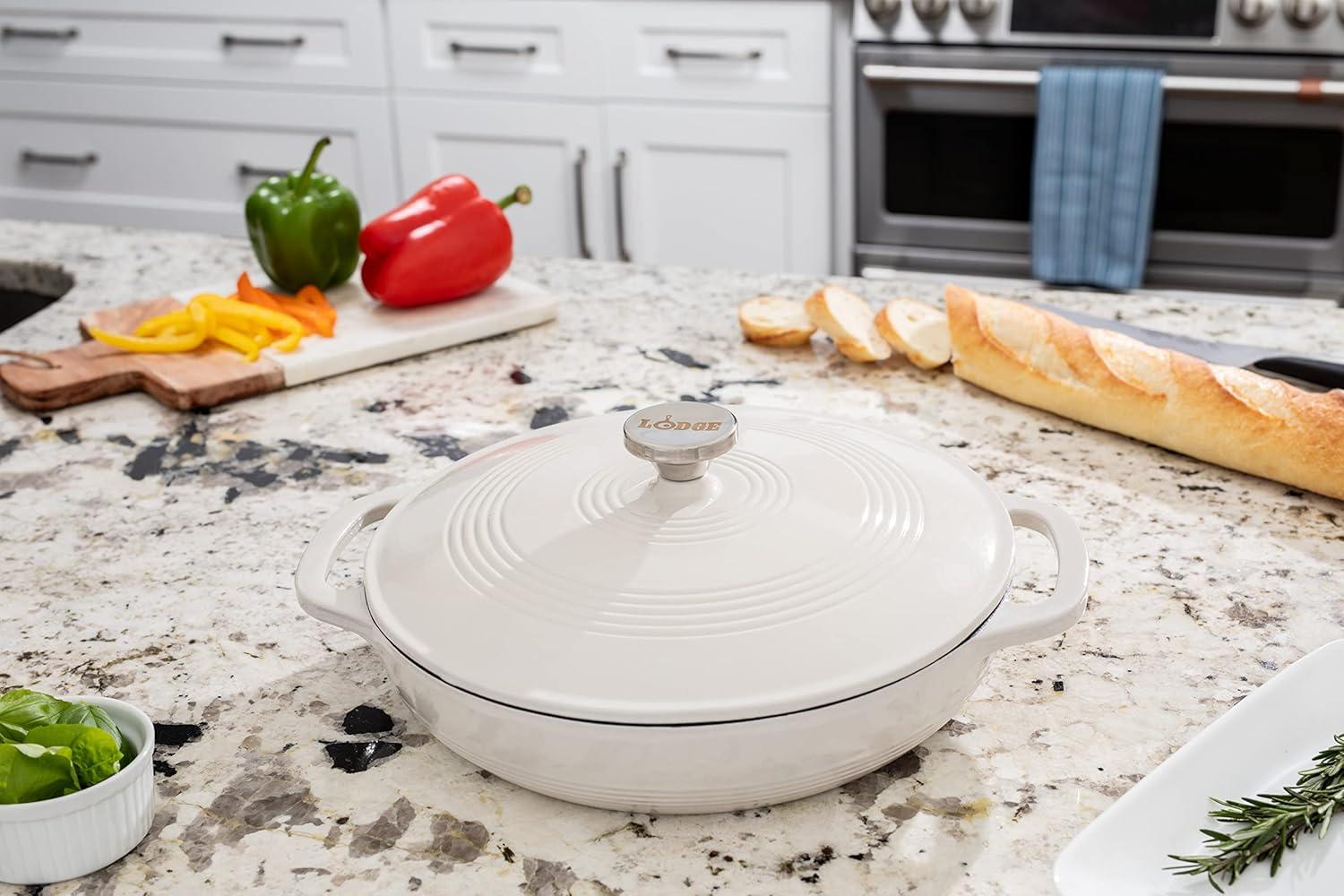 Lodge Lodge 3.6 Quart Enameled Cast Iron Casserole