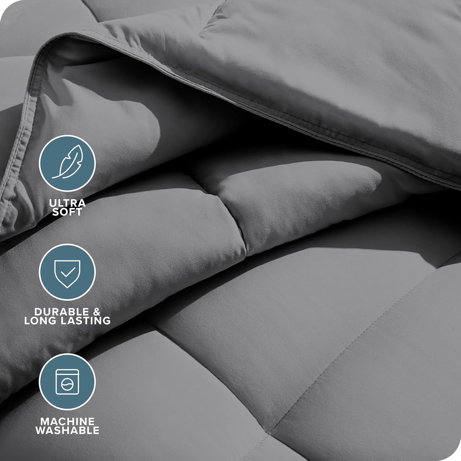 Bare Home Premium Ultra Soft Microfiber Reversible Comforter & Reviews | Wayfair
