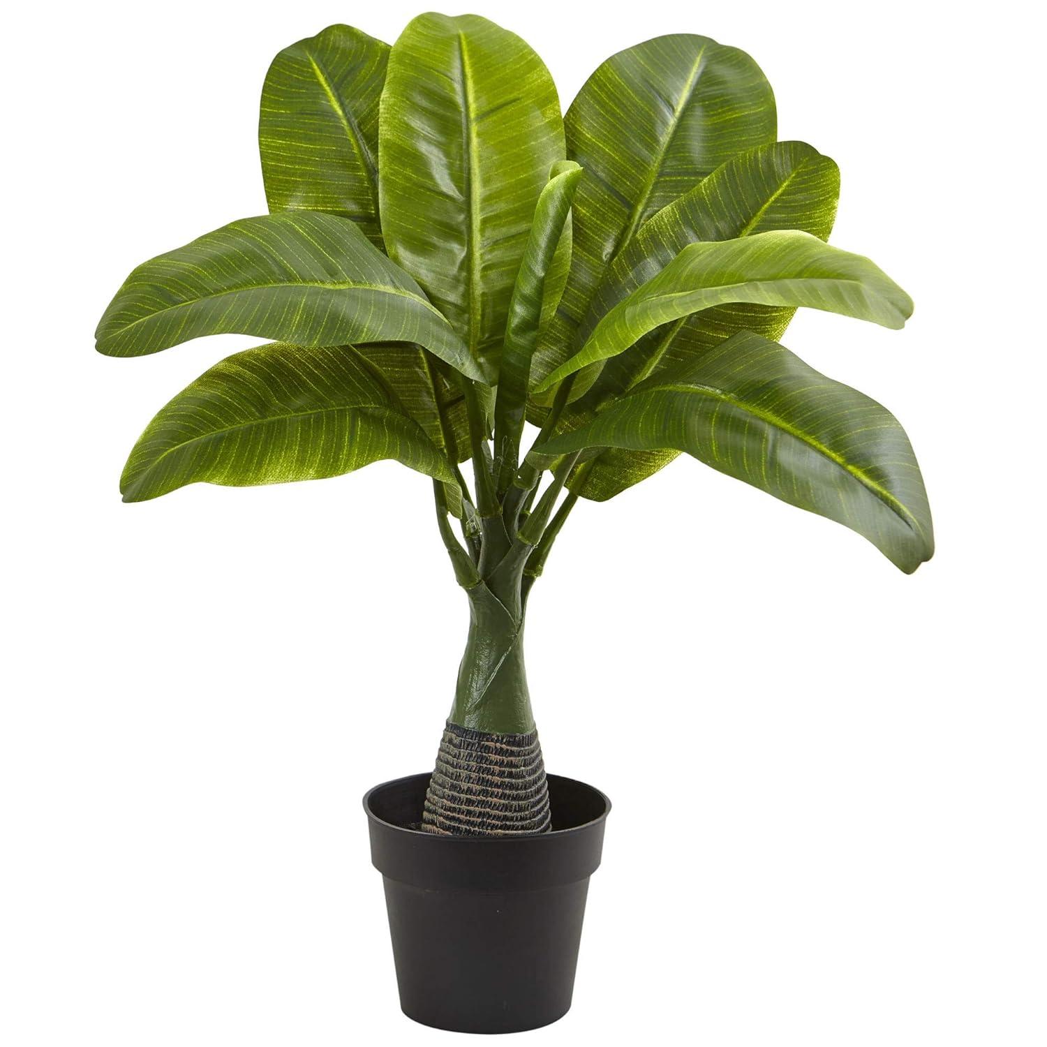 HomeStock Urban Upmarket 16In. Mini Banana Artificial Plant