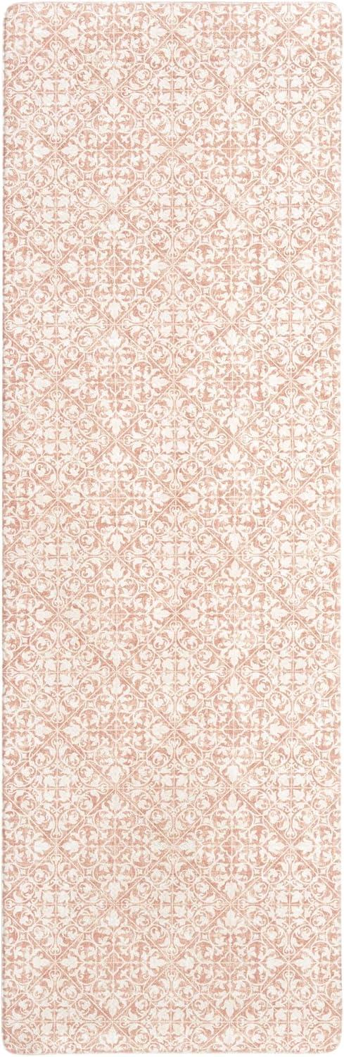 Town & Country Living TOWN & COUNTRY BASICS Comfort Plus Non-Slip Backing Vintage Medallion Tile Anti Fatigue Comfort Mat