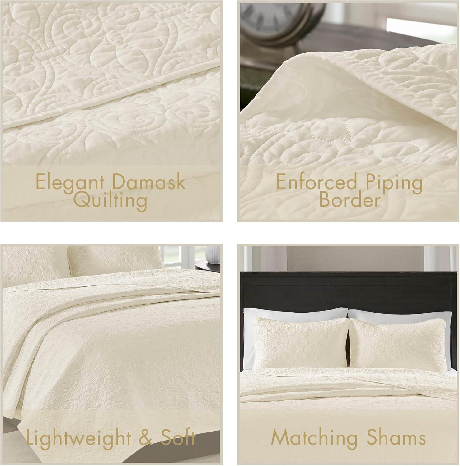 Madison Park Quebec Reversible Quilt Set