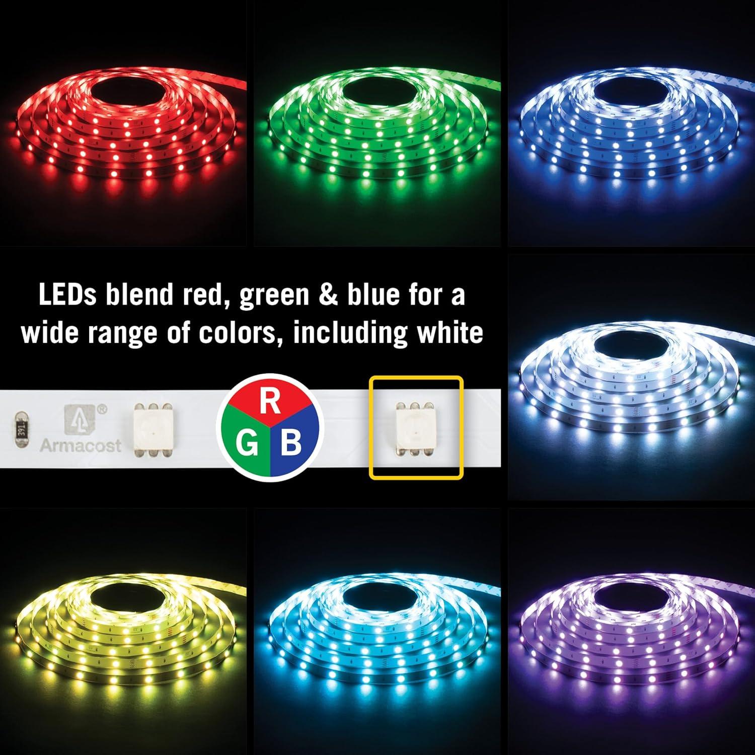 RibbonFlex Home, 24V, RGB, 30LEDs/M, IP20, 2.5M Undercabinet Strip Light
